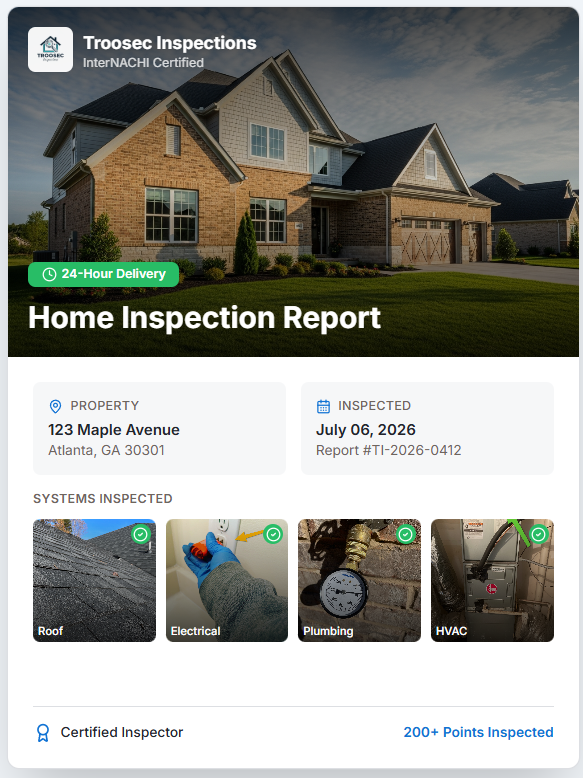 Troosec Inspections - Professional Home Inspections with 24-Hour Reports